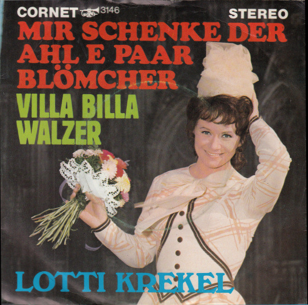 Bild Lotti Krekel – Mir Schenke Der Ahl E Paar Blömcher | 1970 | Vinyl, 45 RPM, 7″, Single | Pop | Germany Schallplatten Ankauf