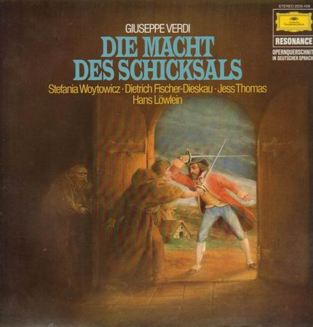 Bild Giuseppe Verdi – Cvetka Ahlin • Stefania Woytowicz • Dietrich Fischer-Dieskau – Die Macht Des Schicksals | 1980 | Vinyl, LP, Reissue | Classical | Germany Schallplatten Ankauf