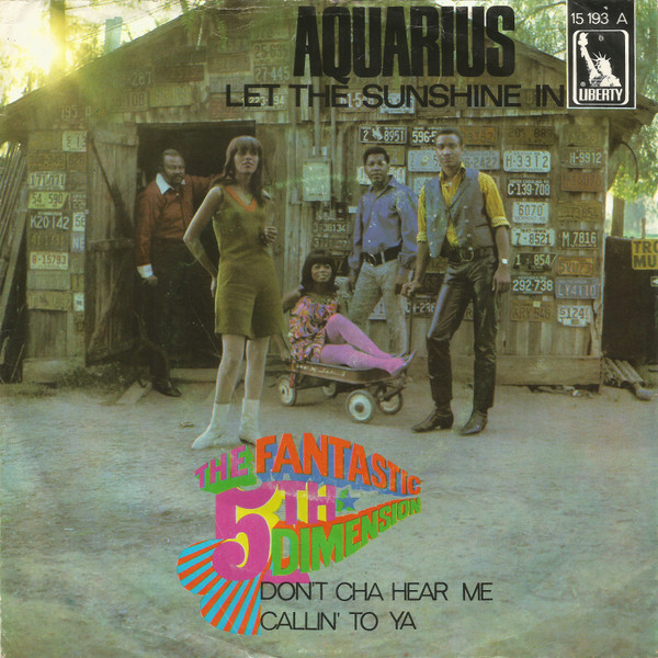 Bild The Fifth Dimension – Aquarius (Let The Sunshine In) | 1969 | Vinyl, Stereo, 45 RPM, 7″, Single | Funk / Soul | Germany Schallplatten Ankauf