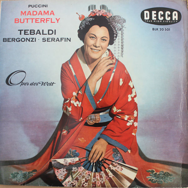 Bild Giacomo Puccini, Renata Tebaldi ‧ Carlo Bergonzi ‧ Tullio Serafin – Madama Butterfly • Scenen | Vinyl, LP, Mono | Classical | Germany Schallplatten Ankauf