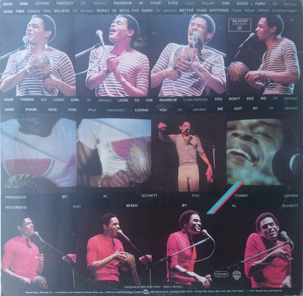 Cover zu Al Jarreau - Look To The Rainbow - Live - Recorded In Europe | 1977 | Vinyl | Jazz, Funk / Soul | Germany