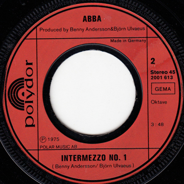 Cover zu ABBA - Mamma Mia | Vinyl, Stereo, 45 RPM, 7