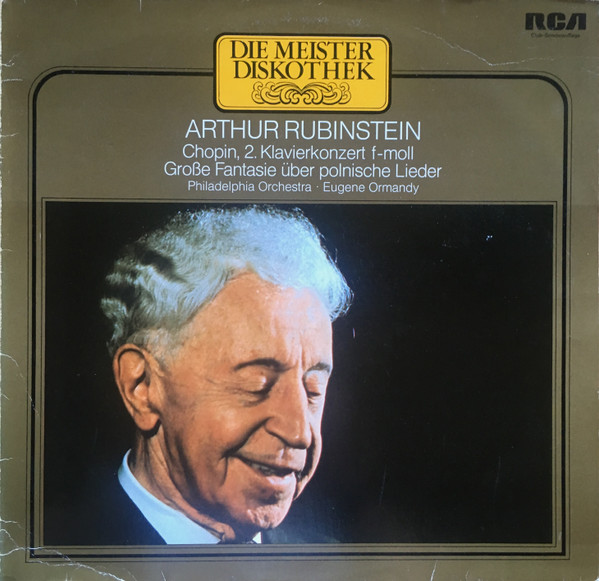 Bild Frédéric Chopin, Arthur Rubinstein, The Philadelphia Orchestra, Eugene Ormandy – 2. Klavierkonzert F Moll / Große Fantasie Über Polnische Lieder | 1977 | Classical Schallplatten Ankauf