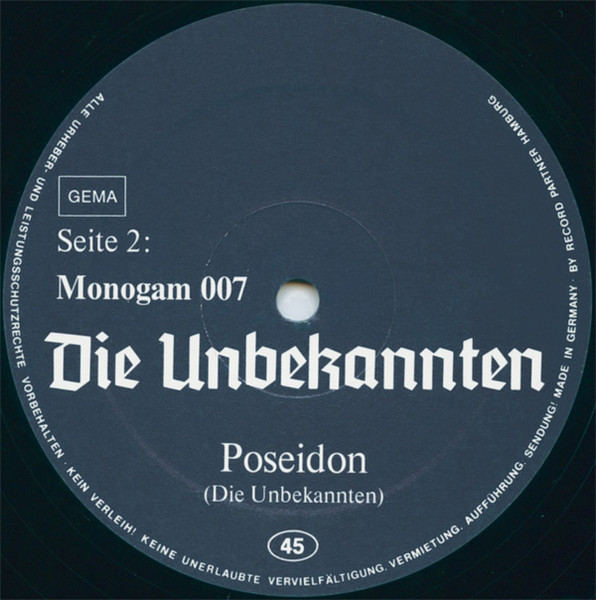 Cover zu Die Unbekannten - Die Unbekannten | 1981 | Vinyl, 12