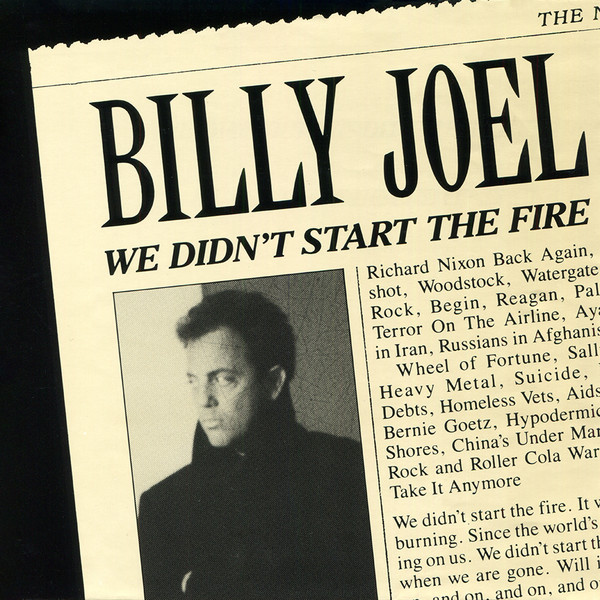 Bild Billy Joel – We Didn’t Start The Fire | Vinyl, Stereo, 45 RPM, 7″, Single | Rock | Europe Schallplatten Ankauf