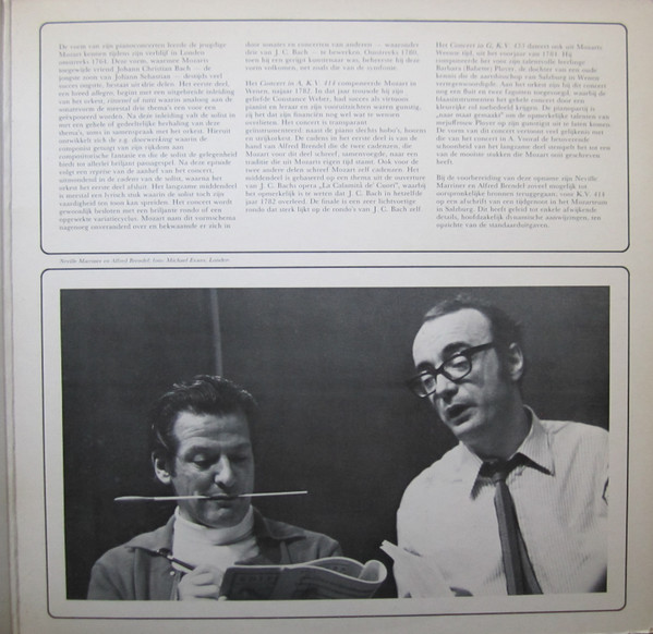 Cover zu Wolfgang Amadeus Mozart - Alfred Brendel • The Academy Of St. Martin-in-the-Fields • Sir Neville Marriner - Alfred Brendel Speelt Mozart - Pianoconcerten KV 414 En KV 453 | 1972 | Classical