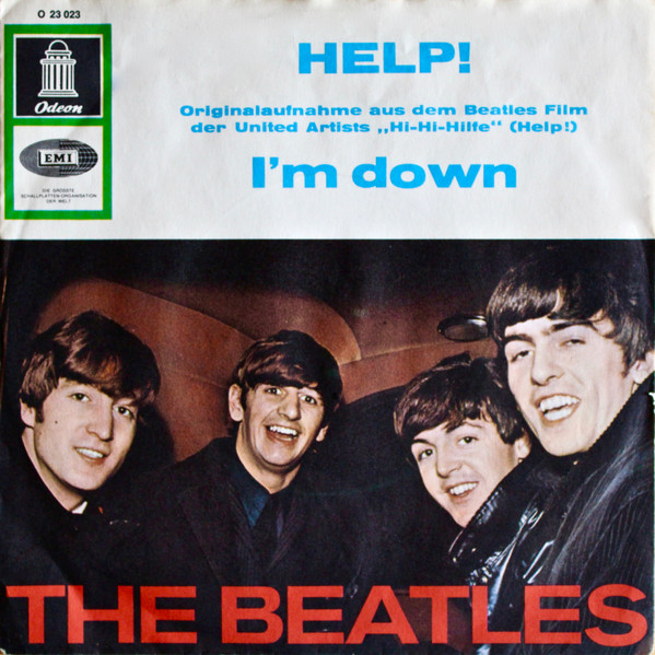 Bild The Beatles – Help! | 1965 | Vinyl, 45 RPM, 7″, Single, Mono | Rock, Stage & Screen | Germany Schallplatten Ankauf