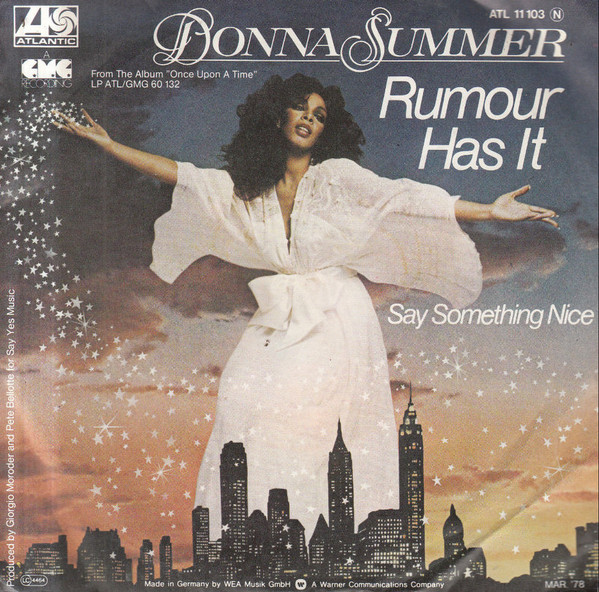 Bild Donna Summer – Rumour Has It | 1978 | Vinyl, Stereo, 45 RPM, 7″, Single | Funk / Soul, Pop | Germany Schallplatten Ankauf