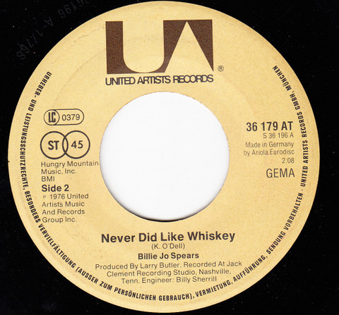 Cover zu Billie Jo Spears - Sing Me An Old Fashioned Song | 1976 | Vinyl, Stereo, 45 RPM, 7