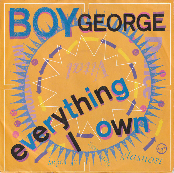 Bild Boy George – Everything I Own | 1987 | Vinyl, Stereo, 45 RPM, 7″, Single | Reggae, Pop | Europe Schallplatten Ankauf