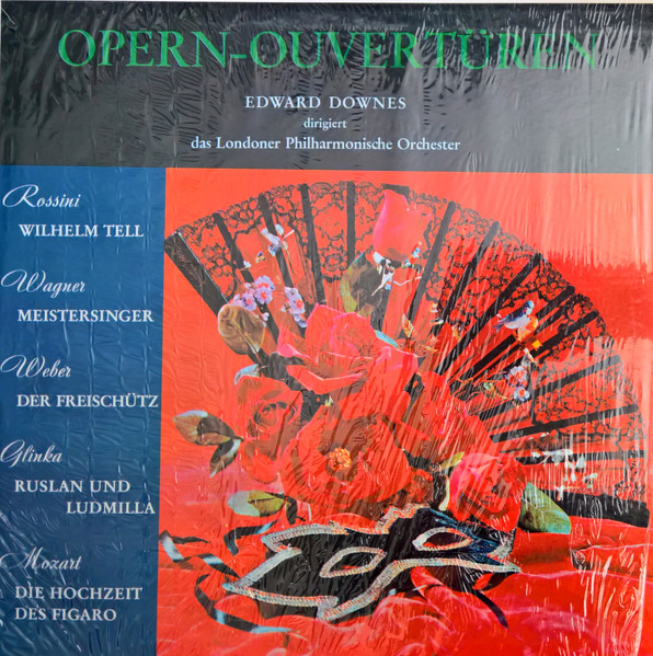 Bild Edward Downes Dirigiert Das London Philharmonic Orchestra – Gioacchino Rossini, Richard Wagner, Carl Maria von Weber, Mikhail Ivanovich Glinka, Wolfgang Amadeus Mozart – Opern-Ouvertüren Schallplatten Ankauf