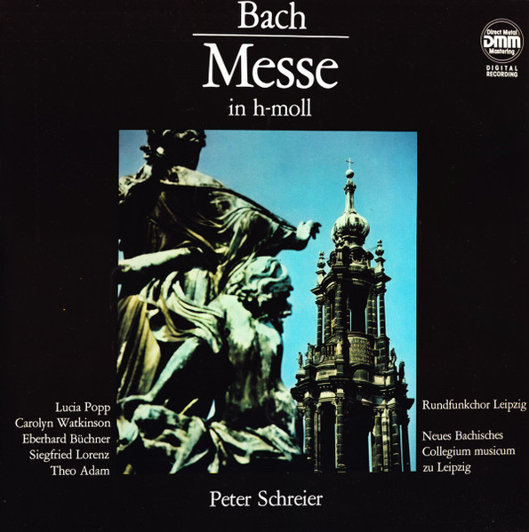 Bild Johann Sebastian Bach – Lucia Popp, Carolyn Watkinson, Eberhard Büchner, Siegfried Lorenz, Theo Adam, Peter Schreier, Rundfunkchor Leipzig, Neues Bachisches Collegium Musicum Leipzig – Messe Schallplatten Ankauf