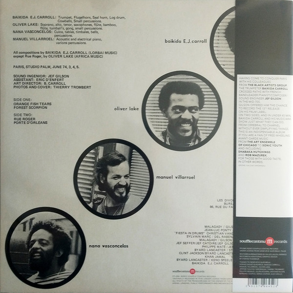Cover zu Baikida Carroll - Orange Fish Tears | 2023 | Vinyl, LP, Album, Stereo, Reissue | Jazz | France