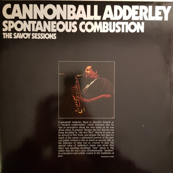Bild Cannonball Adderley – Spontaneous Combustion | Vinyl, LP, Mono, Reissue, Compilation | Jazz | Europe Schallplatten Ankauf