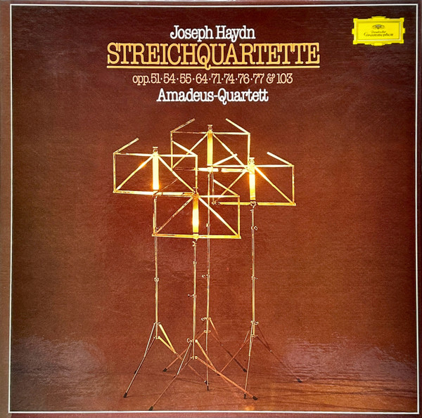 Bild Joseph Haydn, Amadeus-Quartett – Streichquartette Opp. 51, 54, 55, 64, 71, 74, 76, 77 & 103 | Vinyl, LP, Stereo, Box Set, Compilation | Classical | Germany Schallplatten Ankauf