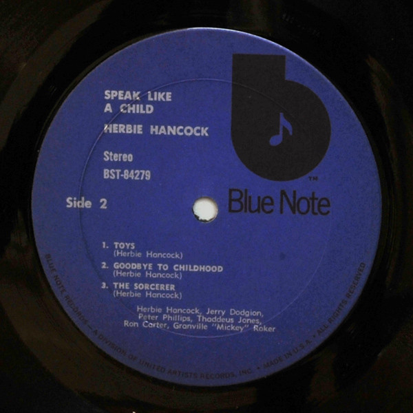 Cover zu Herbie Hancock - Speak Like A Child | 1973 | Vinyl, LP, Album, Reissue | Jazz | US