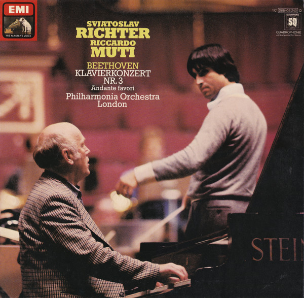 Bild Ludwig Van Beethoven, Sviatoslav Richter, Riccardo Muti, Philharmonia Orchestra – Klavierkonzert Nr. 3 – Andante Favori | 1987 | Vinyl, LP, Quadraphonic | Classical | Germany Schallplatten Ankauf