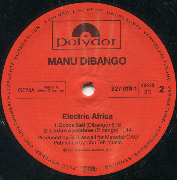 Cover zu Manu Dibango - Electric Africa | 1985 | Vinyl, LP, Album | Electronic | Germany