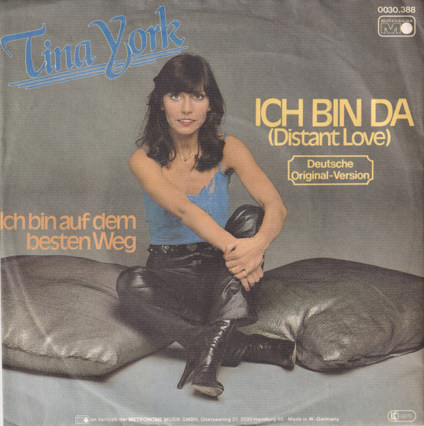 Bild Tina York – Ich Bin Da (Distant Love) | 1981 | Vinyl, Stereo, 45 RPM, 7″, Single | Pop | Germany Schallplatten Ankauf