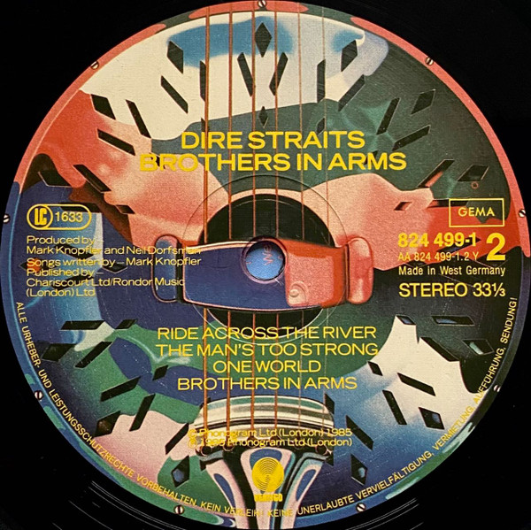 Cover zu Dire Straits - Brothers In Arms | Vinyl, LP, Album, Stereo | Rock | Germany