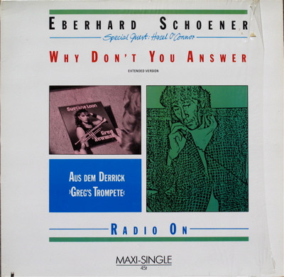 Bild Eberhard Schoener – Why Don’t You Answer | 1985 | Vinyl, 12″, 45 RPM, Maxi-Single | Electronic | Europe Schallplatten Ankauf