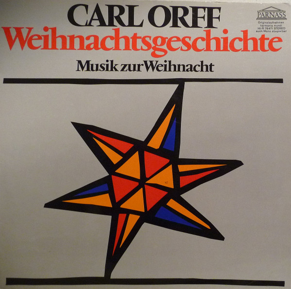 Bild Carl Orff – Weihnachtsgeschichte / Musik Zur Weihnacht | Vinyl, LP, Album, Stereo | Classical | Germany Schallplatten Ankauf