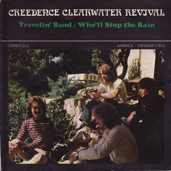 Bild Creedence Clearwater Revival – Travelin’ Band / Who’ll Stop The Rain | 1970 | Vinyl, Stereo, 45 RPM, 7″, Single | Rock, Pop | France Schallplatten Ankauf