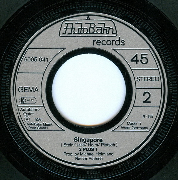 Cover zu 2 plus 1 - Mama Chita | 1980 | Vinyl, 45 RPM, 7