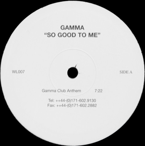 Bild Stefano Gamma – So Good To Me | 2000 | Vinyl, 10″ | Electronic | UK Schallplatten Ankauf