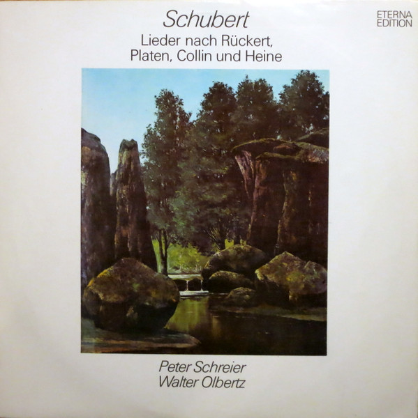 Bild Franz Schubert, Peter Schreier, Walter Olbertz – Lieder Nach Rückert, Platen, Collin Und Heine | Vinyl, LP, Stereo | Classical | German Democratic Republic (GDR) Schallplatten Ankauf