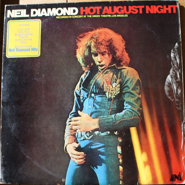 Bild Neil Diamond – Hot August Night | 1974 | Vinyl, LP, Album, Stereo, Reissue | Rock | Germany Schallplatten Ankauf