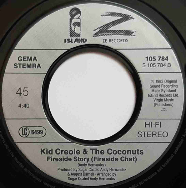 Cover zu Kid Creole And The Coconuts - There's Something Wrong In Paradise | 1983 | Vinyl, Stereo, 45 RPM, 7