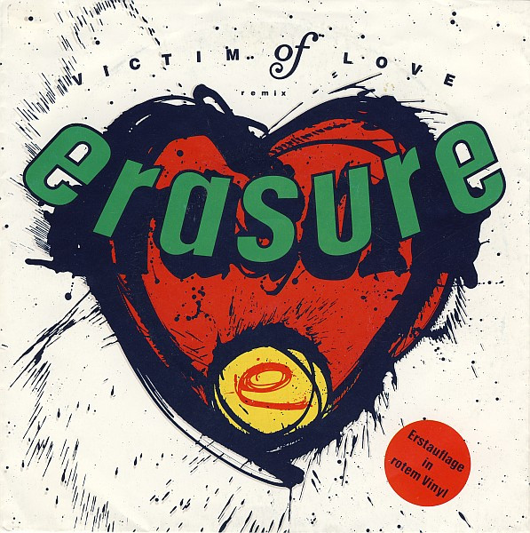 Bild Erasure – Victim Of Love (Remix) | 1987 | Vinyl, Stereo, 45 RPM, 7″, Single | Electronic | Germany Schallplatten Ankauf