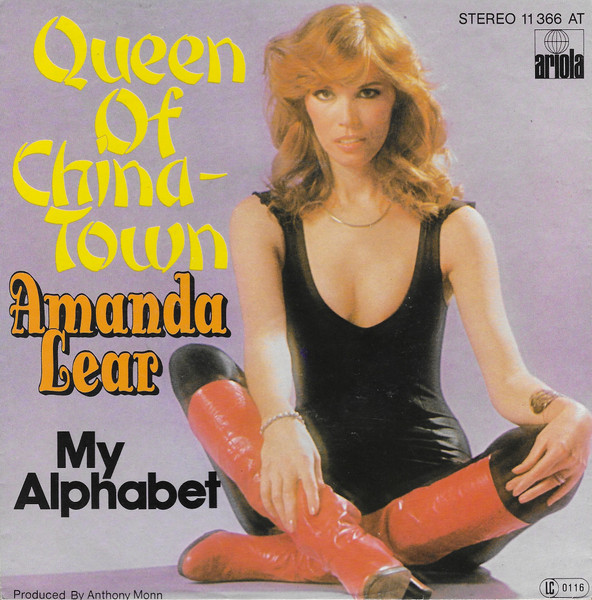 Bild Amanda Lear – Queen Of China-Town | 1977 | Vinyl, Stereo, 45 RPM, 7″, Single | Funk / Soul, Pop | Germany Schallplatten Ankauf