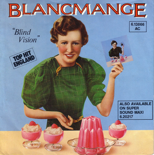 Bild Blancmange – Blind Vision | Vinyl, Stereo, 45 RPM, 7″, Single | Electronic, Funk / Soul, Pop | Germany Schallplatten Ankauf
