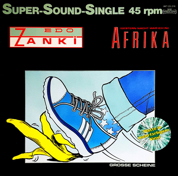 Bild Edo Zanki – (Gestern Nacht War Ich In) Afrika | 1983 | Vinyl, 12″, 45 RPM | Rock, Pop | Germany Schallplatten Ankauf