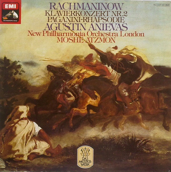 Bild Sergei Rachmaninoff, Agustin Anievas, New Philharmonia Orchestra, Moshe Atzmon – Klavierkonzert Nr.2 / Paganini-Rhapsodie | Vinyl, LP, Album, Stereo, Reissue | Classical | Germany Schallplatten Ankauf