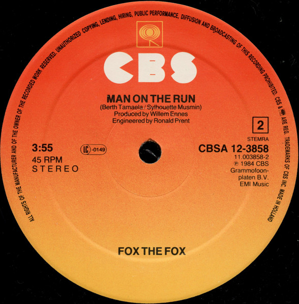 Cover zu Fox The Fox - Precious Little Diamond (Special Remix) | 1984 | Vinyl, Stereo, 12