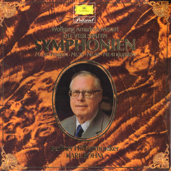Bild Wolfgang Amadeus Mozart – Berliner Philharmoniker, Karl Böhm – Die Vier Späten Symphonien Nr 38 Prager, Nr. 39, Nr.40, Nr. 41 Jupiter | 1979 | Vinyl, LP, Compilation, Box Set | Classical Schallplatten Ankauf