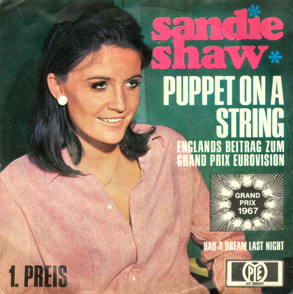 Bild Sandie Shaw – Puppet On A String | 1967 | Vinyl, 45 RPM, 7″, Single, Mono | Rock, Pop | Germany Schallplatten Ankauf