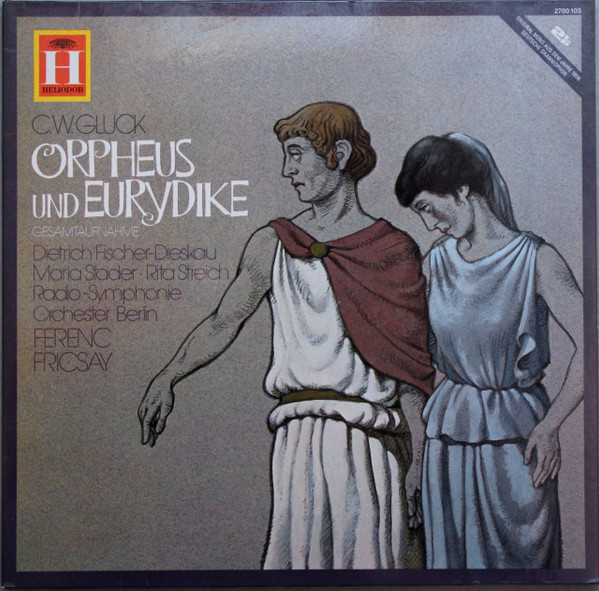 Bild Christoph Willibald Gluck – Dietrich Fischer-Dieskau, Maria Stader, Rita Streich, Radio-Symphonie-Orchester Berlin, Ferenc Fricsay – Orpheus Und Eurydike | Classical Schallplatten Ankauf