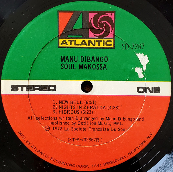 Cover zu Manu Dibango - Soul Makossa | Vinyl, LP, Album, Stereo | Jazz, Funk / Soul, Folk, World, & Country | US