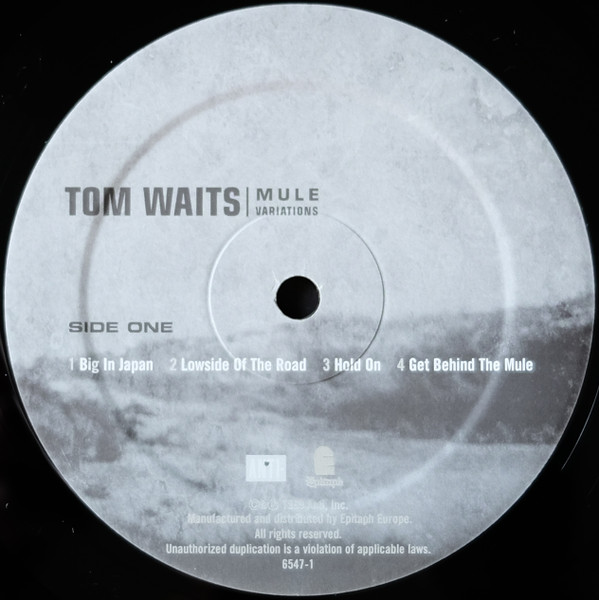 Cover zu Tom Waits - Mule Variations | 1999 | Vinyl, LP, Album | Jazz, Rock, Blues | Europe