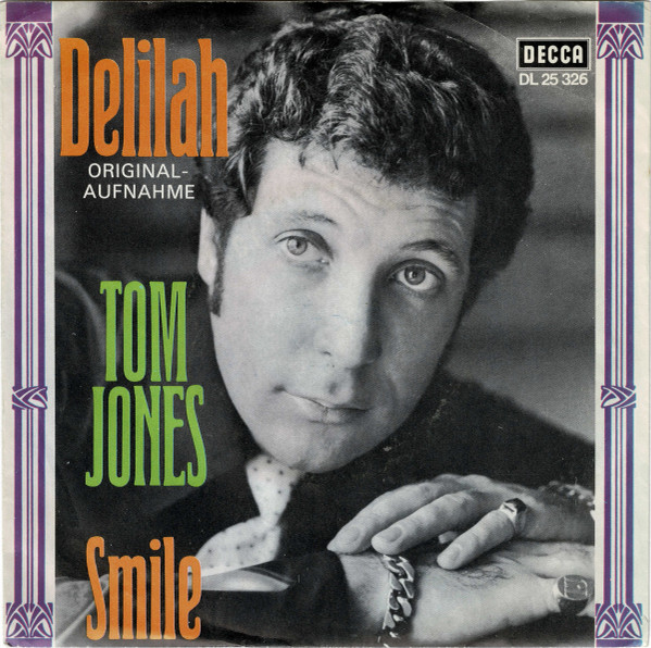 Bild Tom Jones – Delilah | 1968 | Vinyl, 45 RPM, 7″, Single | Rock, Pop | Germany Schallplatten Ankauf