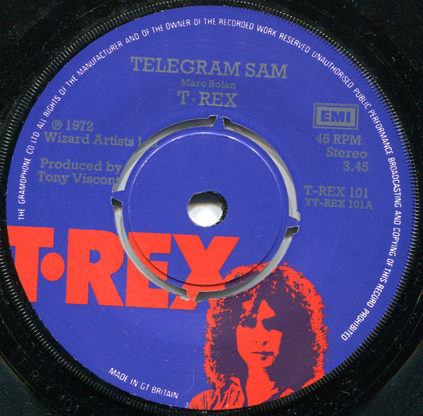 Bild T. Rex – Telegram Sam | 1972 | Vinyl | Rock, Pop | UK Schallplatten Ankauf