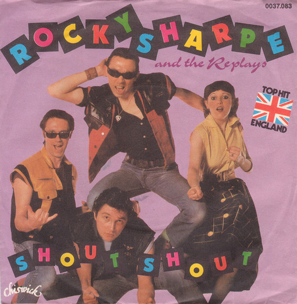 Bild Rocky Sharpe & The Replays – Shout Shout | 1982 | Vinyl, 45 RPM, 7″, Single | Rock | Germany Schallplatten Ankauf