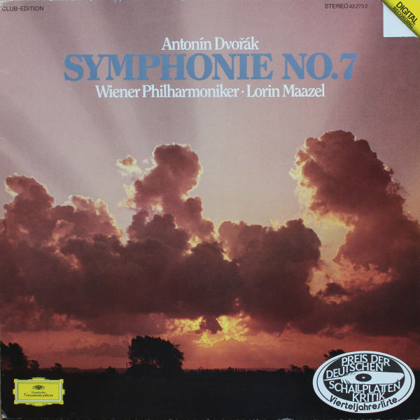 Bild Antonín Dvořák, Lorin Maazel, Wiener Philharmoniker – Symphonie Nr. 7 d-moll op. 70 | 1984 | Vinyl, LP, Club Edition | Classical | Germany Schallplatten Ankauf