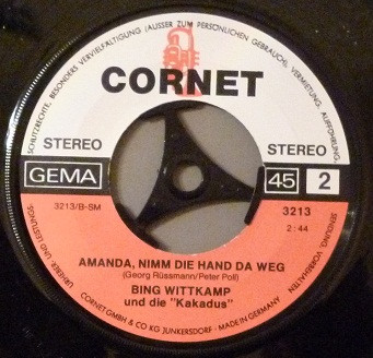 Cover zu Bing Wittkamp Und Die Kakadus - Auf Die Bäume, Ihr Affen! | 1970 | Vinyl, 45 RPM, 7