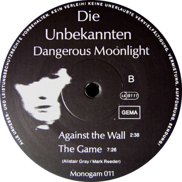 Cover zu Die Unbekannten - Dangerous Moonlight | 1982 | Vinyl, 12