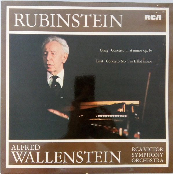 Bild Arthur Rubinstein – Edvard Grieg, Franz Liszt – Alfred Wallenstein, RCA Victor Symphony Orchestra – Concerto In A Minor, Op. 16 / Concerto No. 1 In E-Flat | Classical Schallplatten Ankauf